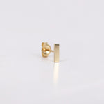 Load image into Gallery viewer, Picture of initial studs monogram stud solid gold 1
