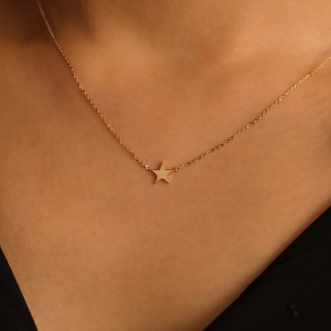 Picture of star charm necklace star charm choker