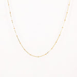 Load image into Gallery viewer, Picture of bead chain necklace rolo chain with bead
