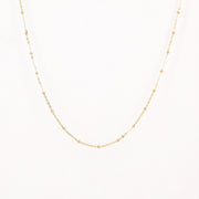 Picture of bead chain necklace rolo chain with bead