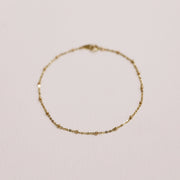 Picture of bead chain bracelet rolo chain bead link