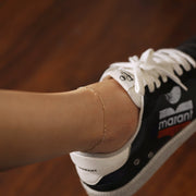 Picture of bead chain anklet rolo chain bead link