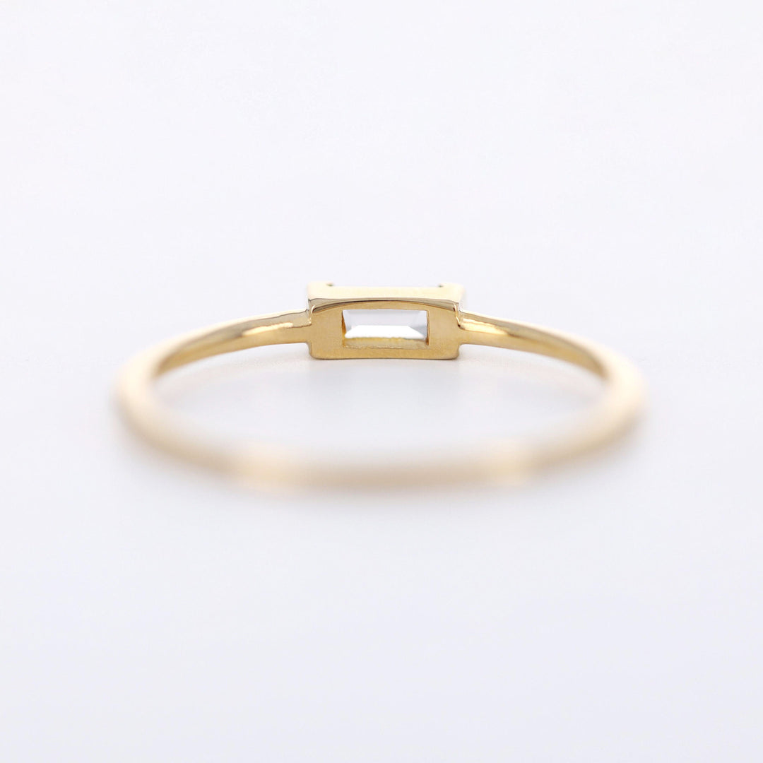 Picture of baguette diamond ring baguette diamond