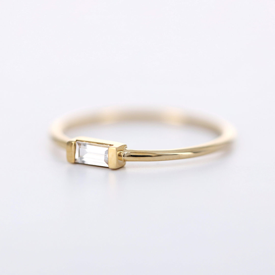 Picture of baguette diamond ring baguette diamond