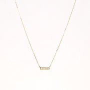 Picture of diamond necklace minimalist diamond
