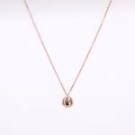 Load image into Gallery viewer, Picture of personalized message necklace round
