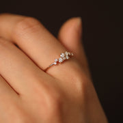 Picture of diamonds cluster ring cluster diamond