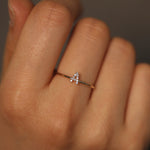 Load image into Gallery viewer, Picture of diamond initial ring diamond monogram
