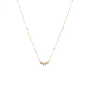 Picture of diamond necklace trio diamond pendant