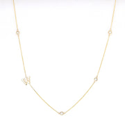 Picture of personalized diamond choker necklace