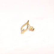 Picture of ornate diamond earrings unique diamond