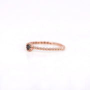 Picture of black diamond beads ring brilliant round