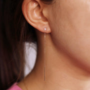 Picture of star diamond earring star diamond stud