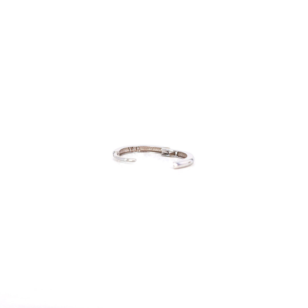 Picture of 13mm 14k gold hoop earrings 14k solid