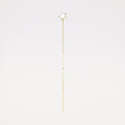 Picture of star earring star stud drop chain