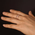 Load image into Gallery viewer, Picture of personalized diamond braided ring
