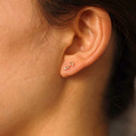 Load image into Gallery viewer, Picture of sagittarius zodiac sign diamond earring
