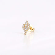 Picture of diamond stud diamond stud earring dainty