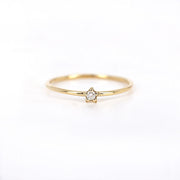 Picture of diamond star ring dainty star diamond