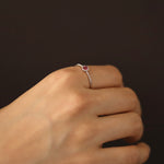 Load image into Gallery viewer, Picture of pink tourmaline ring natural tourmaline
