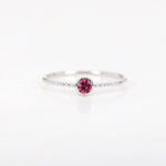 Load image into Gallery viewer, Picture of pink tourmaline ring natural tourmaline
