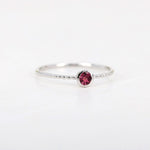 Load image into Gallery viewer, Picture of pink tourmaline ring natural tourmaline
