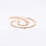 Load image into Gallery viewer, Picture of thick rolo chain bracelet gold chain
