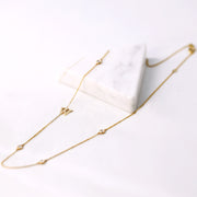 Picture of personalized diamond choker necklace