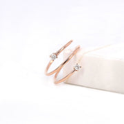 Picture of diamond ring diamond set screw ring 14k