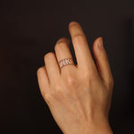 Load image into Gallery viewer, Picture of personalized diamond braided ring
