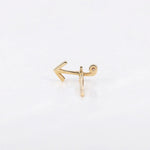 Load image into Gallery viewer, Picture of sagittarius zodiac sign diamond earring
