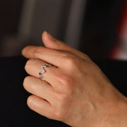 Picture of vital sign diamond set ring 14k solid