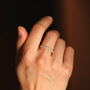 Picture of double layer diamond ring diamond