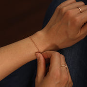 Picture of mini paper clip bracelet 45mm paper clip