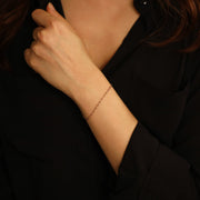 Picture of 14k gold glitter diamond shape chain 1