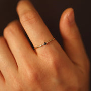 Picture of black diamond ring wedding band diamond