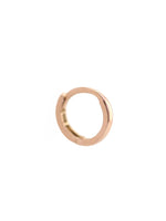 Load image into Gallery viewer, Picture of 8mm 14k gold hoop earrings 14k solid
