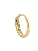 Load image into Gallery viewer, Picture of 8mm 14k gold hoop earrings 14k solid
