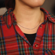 Picture of thick rolo chain necklace gold chain