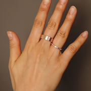 Picture of 14k solid gold 6mm ring band flat