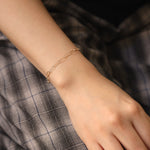 Load image into Gallery viewer, Picture of mini glitter paper clip bracelet 9mm
