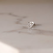 Picture of taurus zodiac sign diamond earring