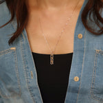 Load image into Gallery viewer, Picture of personalized numbers necklace custom
