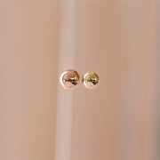 Picture of round ball huggie earrings bold circular