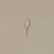 Picture of 14k gold huggie spike dangle earrings