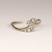 Picture of diamond ring diamond cluster ring