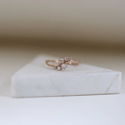 Picture of diamond moonstone cluster ring gradual