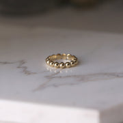Picture of 14k gold thick bead ring chunky bead