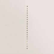 Picture of glitter chain drop dangle earrings long