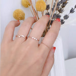 Load image into Gallery viewer, Picture of chain ring soft ring minimalist ring
